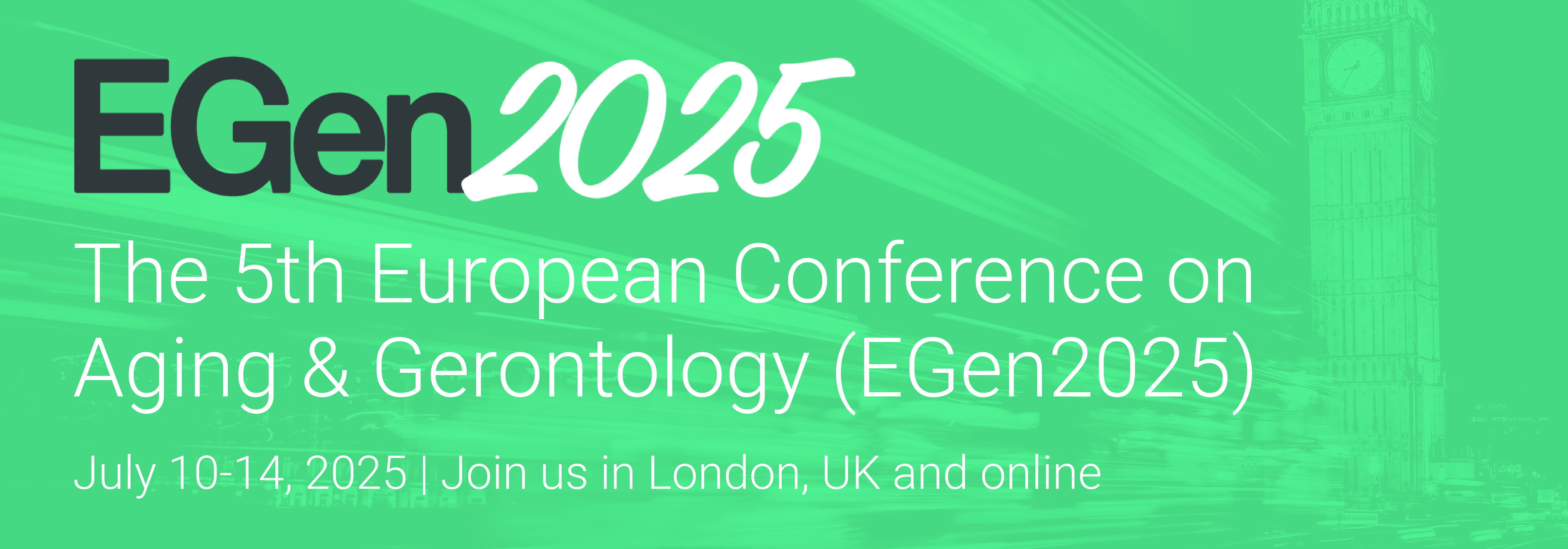 The European Conference on Aging (EGen)